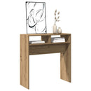 vidaXL kézműves tölgy színű szerelt fa dohányzóasztal 78 x 30 x 80 cm