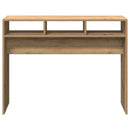 vidaXL kézműves tölgy színű szerelt fa dohányzóasztal 105x30x80 cm