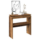 vidaXL szürke sonoma szerelt fa tálalóasztal 102x30x80 cm