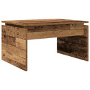 vidaXL antik fa színű szerelt fa dohányzóasztal 68 x 50 x 38 cm