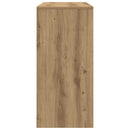 vidaXL kézműves tölgy színű szerelt fa íróasztal 102,5 x 35 x 75 cm