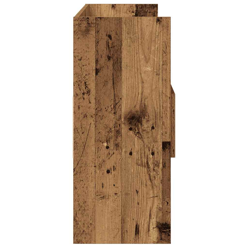 vidaXL komód Régi fa 105x30x70 cm Gépelt fa