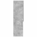 vidaXL betonszürke mosógépszekrény 70,5 x 25,5 x 90 cm