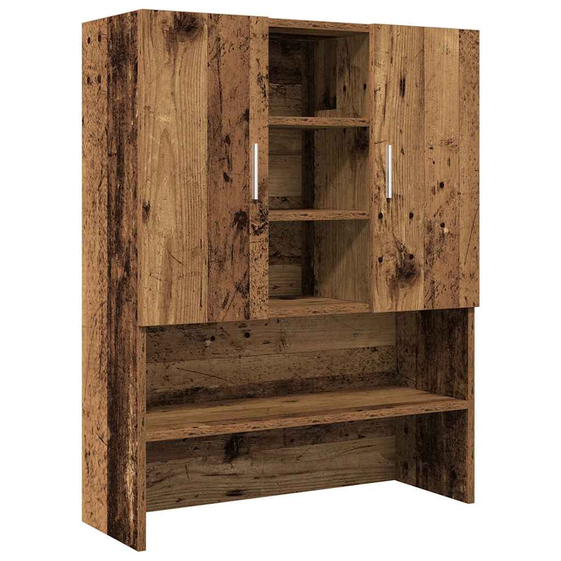 vidaXL antik fa színű mosógépszekrény 70,5 x 25,5 x 90 cm