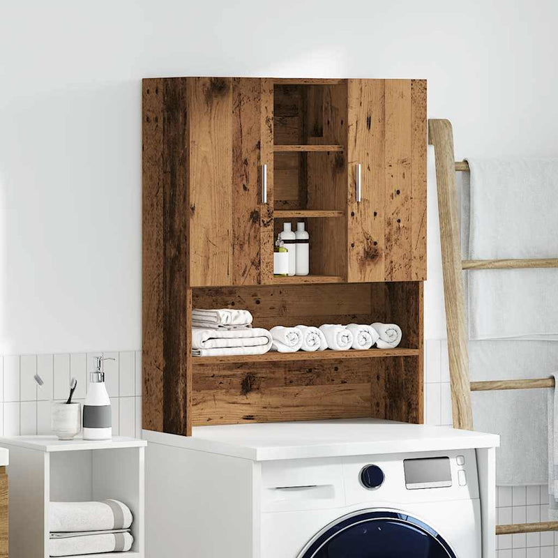 vidaXL antik fa színű mosógépszekrény 70,5 x 25,5 x 90 cm