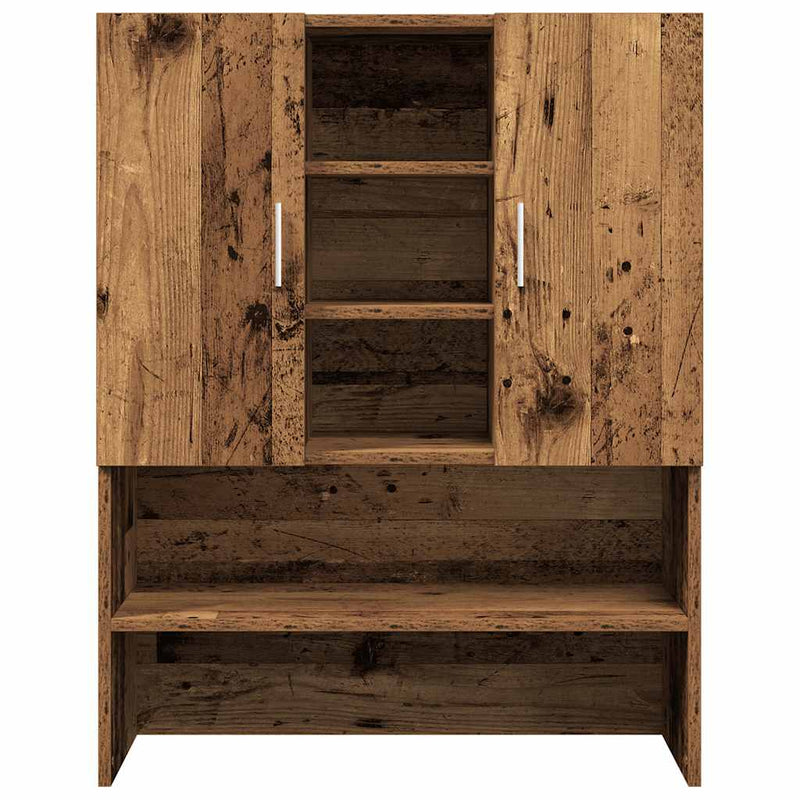 vidaXL antik fa színű mosógépszekrény 70,5 x 25,5 x 90 cm
