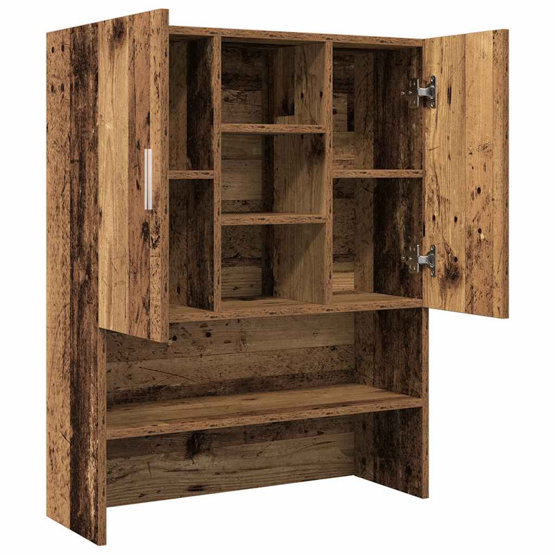 vidaXL antik fa színű mosógépszekrény 70,5 x 25,5 x 90 cm