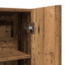 vidaXL antik fa színű mosógépszekrény 70,5 x 25,5 x 90 cm