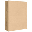 vidaXL kézműves tölgy színű mosógépszekrény 70,5 x 25,5 x 90 cm