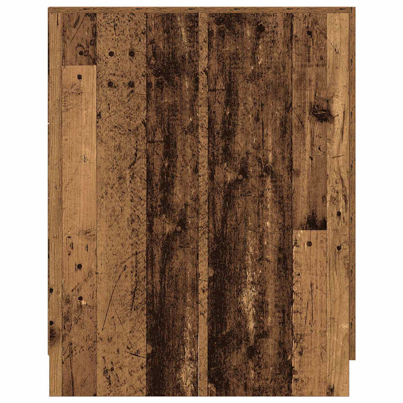 vidaXL antik fa színű mosógépszekrény 70,5 x 71,5 x 91,5 cm