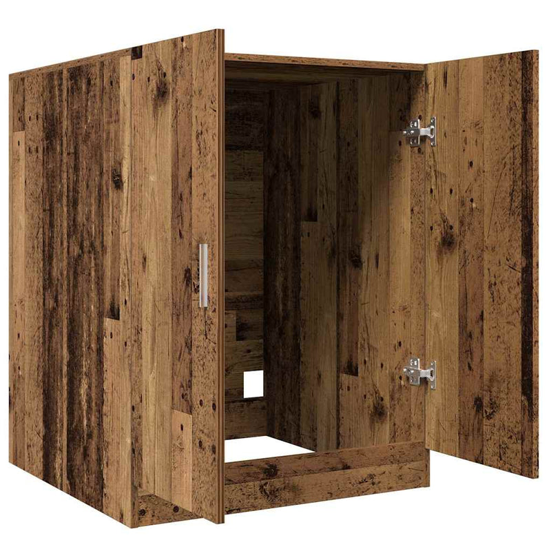 vidaXL antik fa színű mosógépszekrény 70,5 x 71,5 x 91,5 cm