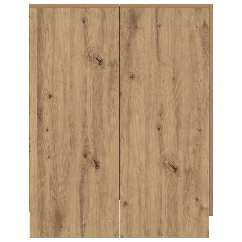 vidaXL kézműves tölgy színű mosógépszekrény 70,5 x 71,5 x 91,5 cm
