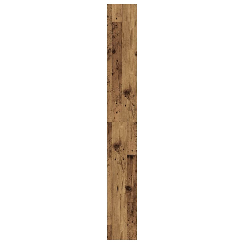 vidaXL Mosógép szekrény régi fa 64x24x190 cm