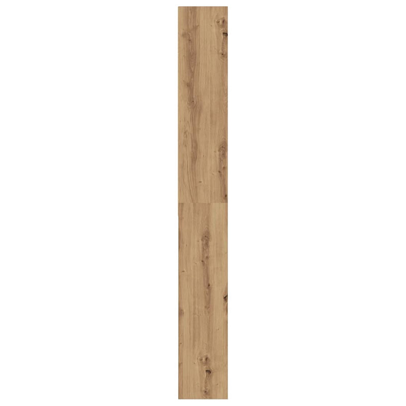 vidaXL kézműves tölgy színű mosógépszekrény 64x24x190 cm