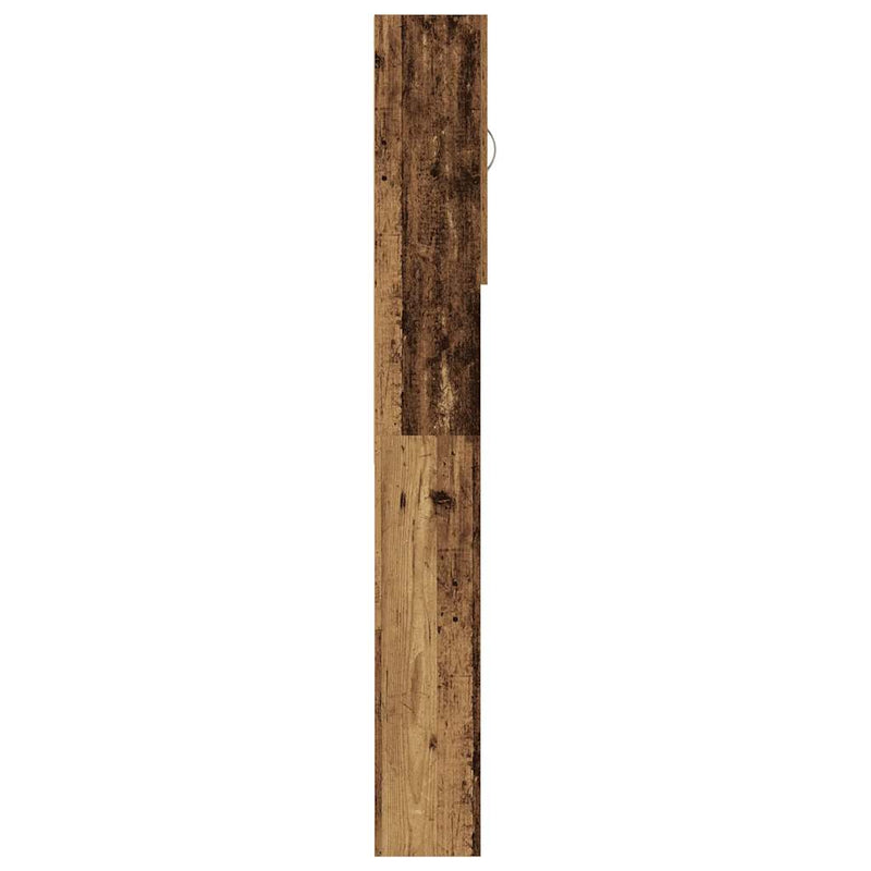 vidaXL antik fa színű mosógépszekrény 64 x 25,5 x 190 cm