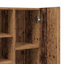 vidaXL antik fa színű mosógépszekrény 64 x 25,5 x 190 cm