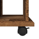 vidaXL antik fa színű szerelt fa kerekes szekrény 60 x 45 x 60 cm