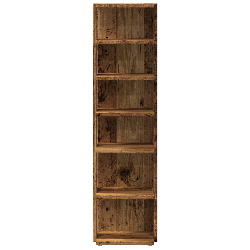 vidaXL antik fa színű szerelt fa cipőszekrény 28 x 27 x 102 cm
