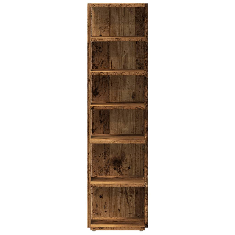 vidaXL 2 db antik fa színű szerelt fa cipőszekrény 28 x 27 x 102 cm