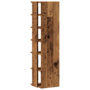 vidaXL 2 db antik fa színű szerelt fa cipőszekrény 28 x 27 x 102 cm
