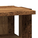 vidaXL 2 db antik fa színű szerelt fa cipőszekrény 28 x 27 x 102 cm