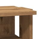 vidaXL 2 db kézműves tölgy színű szerelt fa cipőszekrény 28x27x102 cm