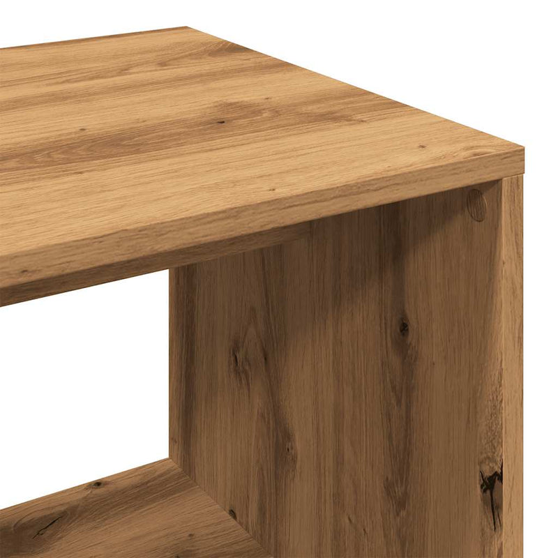 vidaXL kézműves tölgy színű szerelt fa ruhásszekrény 80 x 40 x 110 cm