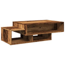 vidaXL antik fa színű szerelt dohányzóasztal 105 x 55 x 32 cm