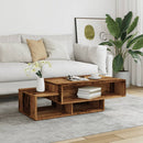 vidaXL antik fa színű szerelt dohányzóasztal 105 x 55 x 32 cm