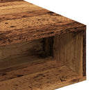 vidaXL antik fa színű szerelt dohányzóasztal 105 x 55 x 32 cm