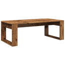 vidaXL antik fa színű szerelt fa dohányzóasztal 102 x 50 x 35 cm
