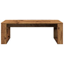 vidaXL antik fa színű szerelt fa dohányzóasztal 102 x 50 x 35 cm