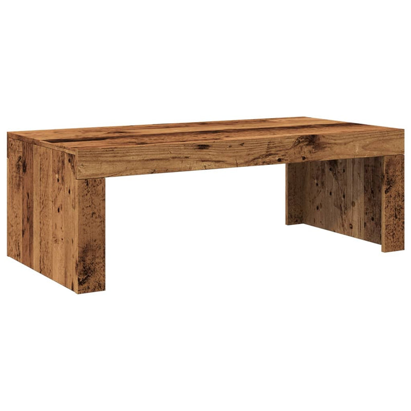vidaXL antik fa színű szerelt fa dohányzóasztal 102 x 50 x 35 cm