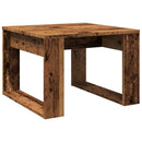 vidaXL antik fa színű szerelt fa kisasztal 50 x 50 x 35 cm