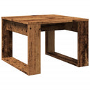 vidaXL antik fa színű szerelt fa kisasztal 50 x 50 x 35 cm