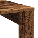 vidaXL antik fa színű szerelt fa dohányzóasztal 100 x 100 x 35 cm