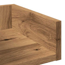 vidaXL Könyves szekrény Artisan tölgy 86x25,5x140 cm Műanyag fa