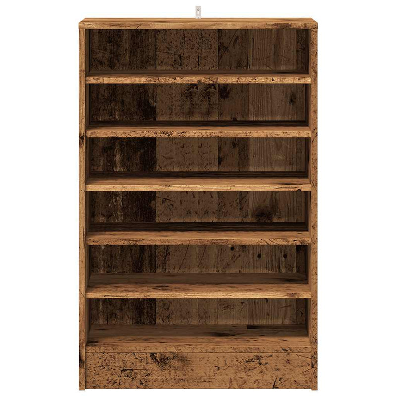 vidaXL antik fa színű szerelt fa cipősszekrény 60 x 35 x 92 cm