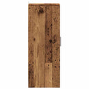 vidaXL cipőszekrény Régi fa 32x35x92 cm Gépi fa