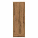 vidaXL kézműves tölgy színű szerelt fa cipőszekrény 32x35x92 cm