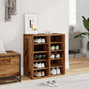 vidaXL 2 db antik fa színű szerelt fa cipősszekrény 32 x 35 x 70 cm