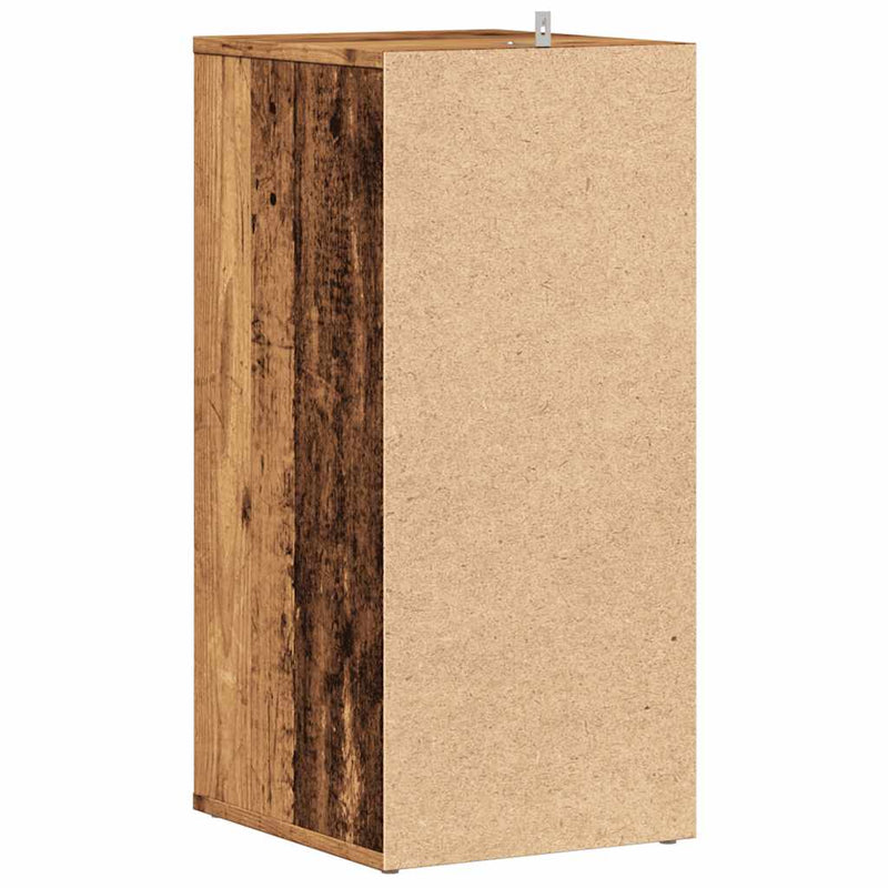 vidaXL 2 db antik fa színű szerelt fa cipősszekrény 32 x 35 x 70 cm