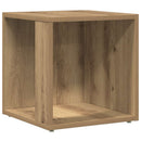 vidaXL Side Table 33 x 33 x 34 cm Engineered wood Kézműves Tölgy