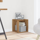 vidaXL kézműves tölgy színű szerelt fa kisszekrény 33 x 33 x 34 cm