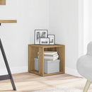 vidaXL Side Table 33 x 33 x 34 cm Engineered wood Kézműves Tölgy