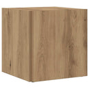 vidaXL Side Table 33 x 33 x 34 cm Engineered wood Kézműves Tölgy