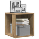 vidaXL Side Table 33 x 33 x 34 cm Engineered wood Kézműves Tölgy