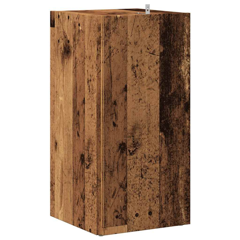 vidaXL sarokszekrény antik fa 33x33x67 cm szerelt fa