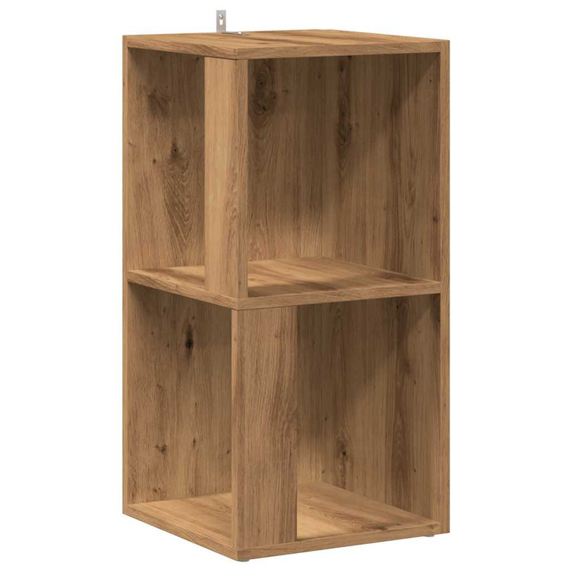 vidaXL sarokszekrény kézműves tölgy 33x33x67 cm szerelt fa