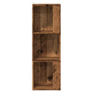 vidaXL antik fa szerelt fa sarokszekrény 33 x 33 x 100 cm